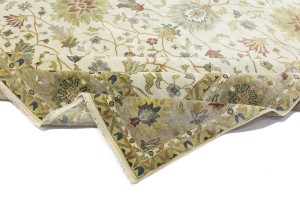 Cream Floral Osh Chobi 12X15 Peshawar Oriental Rug