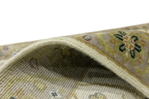 Cream Floral Osh Chobi 2'6X12 Peshawar Oriental Runner Rug
