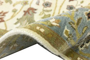 Cream Floral Osh Chobi 4X6 Peshawar Oriental Rug