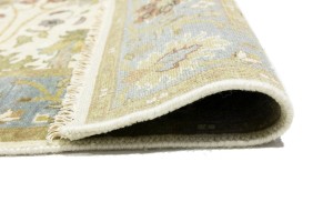 Cream Floral Osh Chobi 4X6 Peshawar Oriental Rug