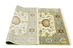 Cream Floral Osh Chobi 4X6 Peshawar Oriental Rug