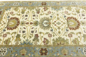 Cream Floral Osh Chobi 4X6 Peshawar Oriental Rug