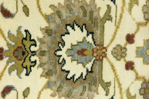 Cream Floral Osh Chobi 4X6 Peshawar Oriental Rug
