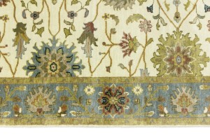 Cream Floral Osh Chobi 5X8 Peshawar Oriental Rug