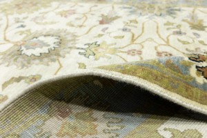 Cream Floral Osh Chobi 5X8 Peshawar Oriental Rug