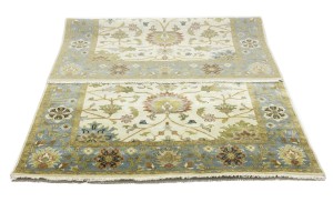 Cream Floral Osh Chobi 5X8 Peshawar Oriental Rug