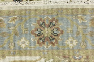 Cream Floral Osh Chobi 5X8 Peshawar Oriental Rug