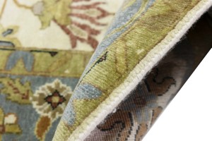 Cream Floral Osh Chobi 10X14 Peshawar Oriental Rug