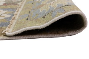 Cream Floral Osh Chobi 10X14 Peshawar Oriental Rug