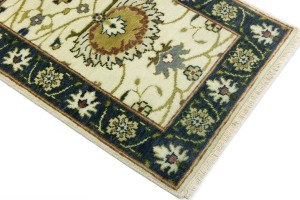 Cream Floral Osh Chobi 2X3 Peshawar Oriental Rug