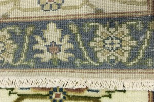 Cream Floral Osh Chobi 2X3 Peshawar Oriental Rug
