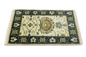 Cream Floral Osh Chobi 2X3 Peshawar Oriental Rug