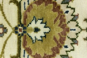 Cream Floral Osh Chobi 2X3 Peshawar Oriental Rug