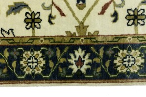 Cream Floral Osh Chobi 3X5 Peshawar Oriental Rug