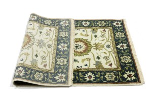 Cream Floral Osh Chobi 3X5 Peshawar Oriental Rug