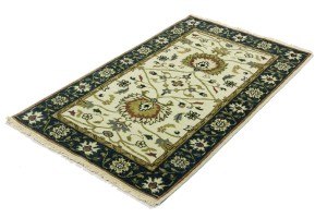 Cream Floral Osh Chobi 3X5 Peshawar Oriental Rug