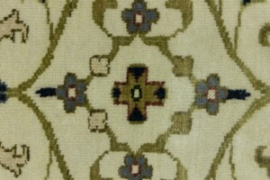 Cream Floral Osh Chobi 3X5 Peshawar Oriental Rug