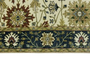 Cream Floral Osh Chobi 6X9 Peshawar Oriental Rug