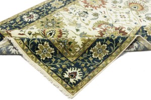 Cream Floral Osh Chobi 6X9 Peshawar Oriental Rug