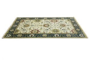 Cream Floral Osh Chobi 6X9 Peshawar Oriental Rug