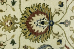 Cream Floral Osh Chobi 6X9 Peshawar Oriental Rug