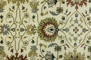 Cream Floral Osh Chobi 6X9 Peshawar Oriental Rug