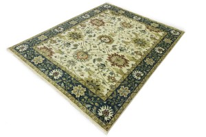 Cream Floral Osh Chobi 8X10 Peshawar Oriental Rug