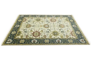 Cream Floral Osh Chobi 8X10 Peshawar Oriental Rug