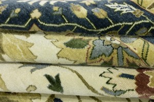 Cream Floral Osh Chobi 10X14 Peshawar Oriental Rug