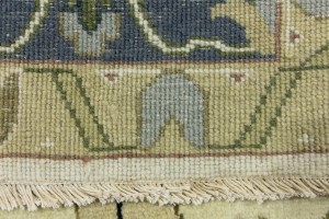 Cream Floral Osh Chobi 10X14 Peshawar Oriental Rug