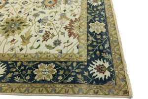 Cream Floral Osh Chobi 12X15 Peshawar Oriental Rug