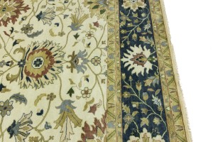 Cream Floral Osh Chobi 12X15 Peshawar Oriental Rug