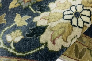 Cream Floral Osh Chobi 12X15 Peshawar Oriental Rug