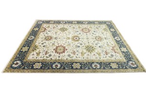 Cream Floral Osh Chobi 12X15 Peshawar Oriental Rug