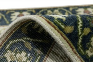 Cream Floral Osh Chobi 2'5X10 Peshawar Oriental Runner Rug