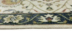 Cream Floral Osh Chobi 2'6X12 Peshawar Oriental Runner Rug