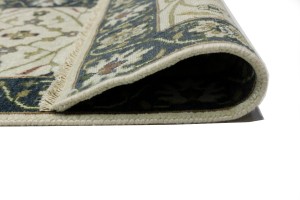 Cream Floral Osh Chobi 2'6X12 Peshawar Oriental Runner Rug