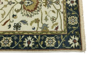 Cream Floral Osh Chobi 3X13 Peshawar Oriental Runner Rug