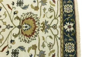 Cream Floral Osh Chobi 3X13 Peshawar Oriental Runner Rug