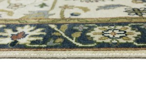 Cream Floral Osh Chobi 3X13 Peshawar Oriental Runner Rug