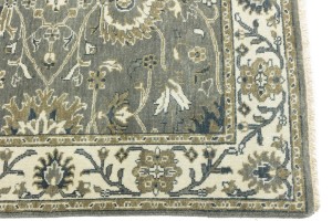 Taupe Floral Osh Chobi 4X6 Peshawar Oriental Rug