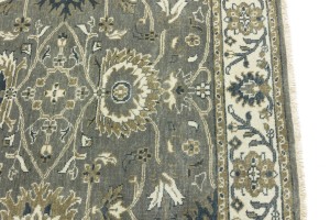 Taupe Floral Osh Chobi 4X6 Peshawar Oriental Rug