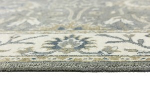 Taupe Floral Osh Chobi 4X6 Peshawar Oriental Rug