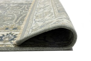 Taupe Floral Osh Chobi 4X6 Peshawar Oriental Rug