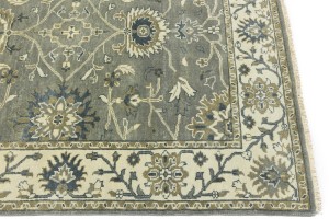 Taupe Floral Osh Chobi 5X8 Peshawar Oriental Rug