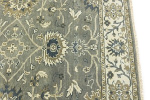 Taupe Floral Osh Chobi 5X8 Peshawar Oriental Rug