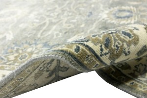 Taupe Floral Osh Chobi 5X8 Peshawar Oriental Rug