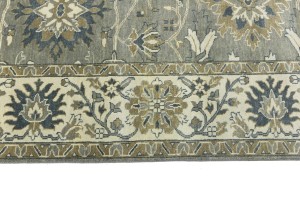 Taupe Floral Osh Chobi 8X10 Peshawar Oriental Rug