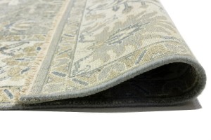 Taupe Floral Osh Chobi 8X10 Peshawar Oriental Rug
