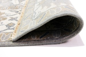 Taupe Floral Osh Chobi 10X14 Peshawar Oriental Rug